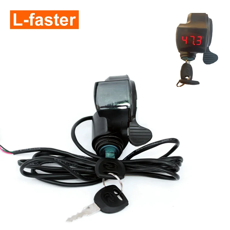 Дроссельная заслонка для электрического скутера с кнопкой переключения