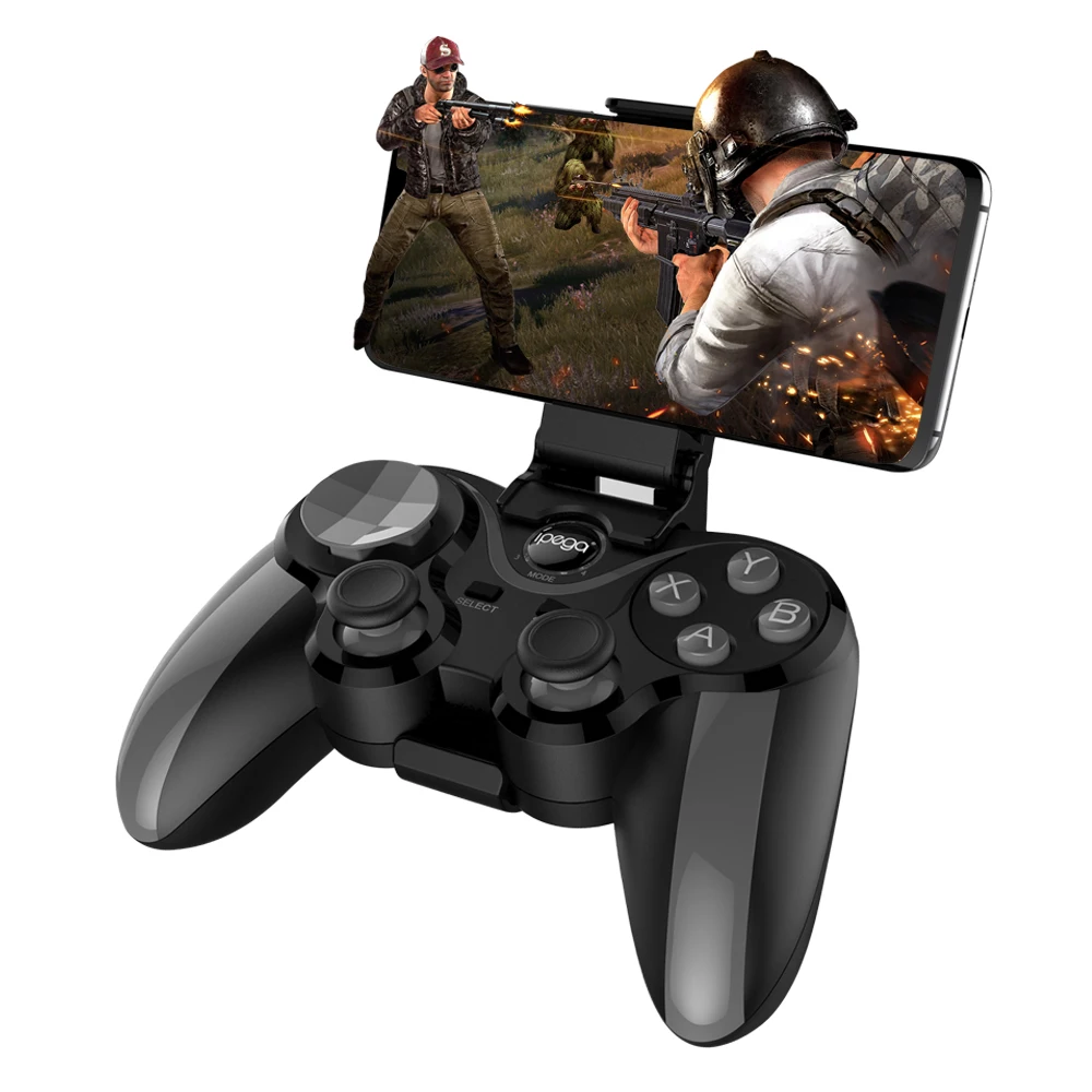 ipega gamepad pg 9128 bluetooth wireless joystick pubg trigger stretchable mobile game controller for android ios pc phone free global shipping