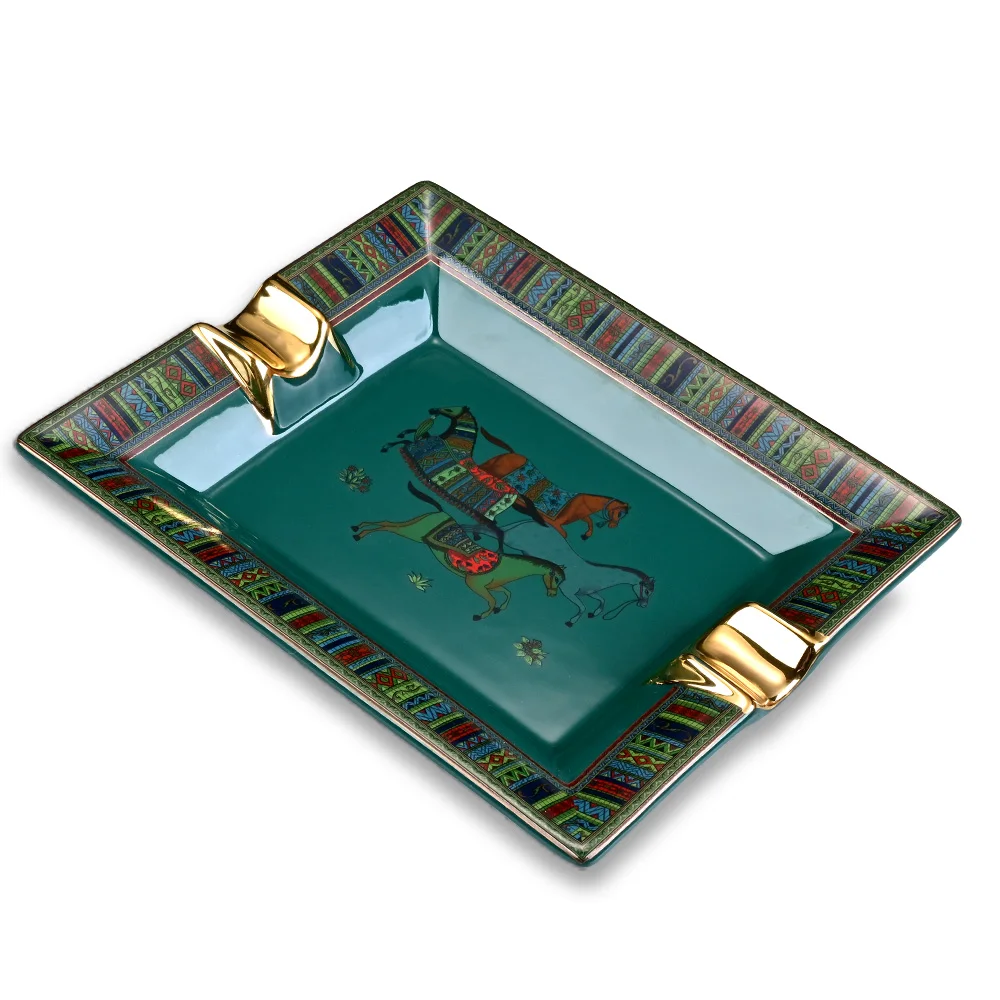 Сигарная пепельница Керамика Простой Большой домашний Гостиная Подарочная