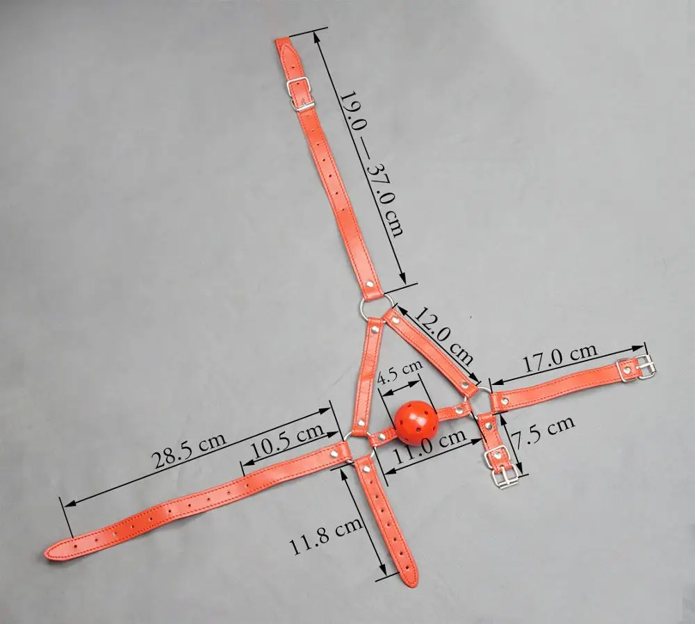 Кожа открытый рот кляп на всю голову маска портупея ролевая игра уход за кожей