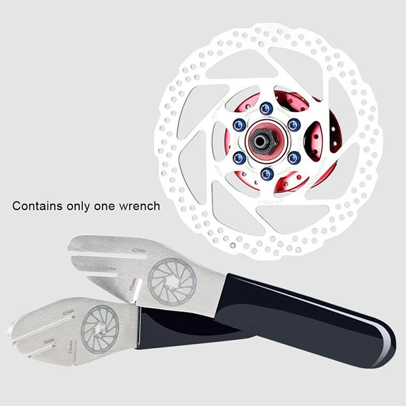 

Bike Bicycle Wrench Disc Brake Rotor Alignment Truing Tool Adjustment Durable Stainless Steel Repair Wrench