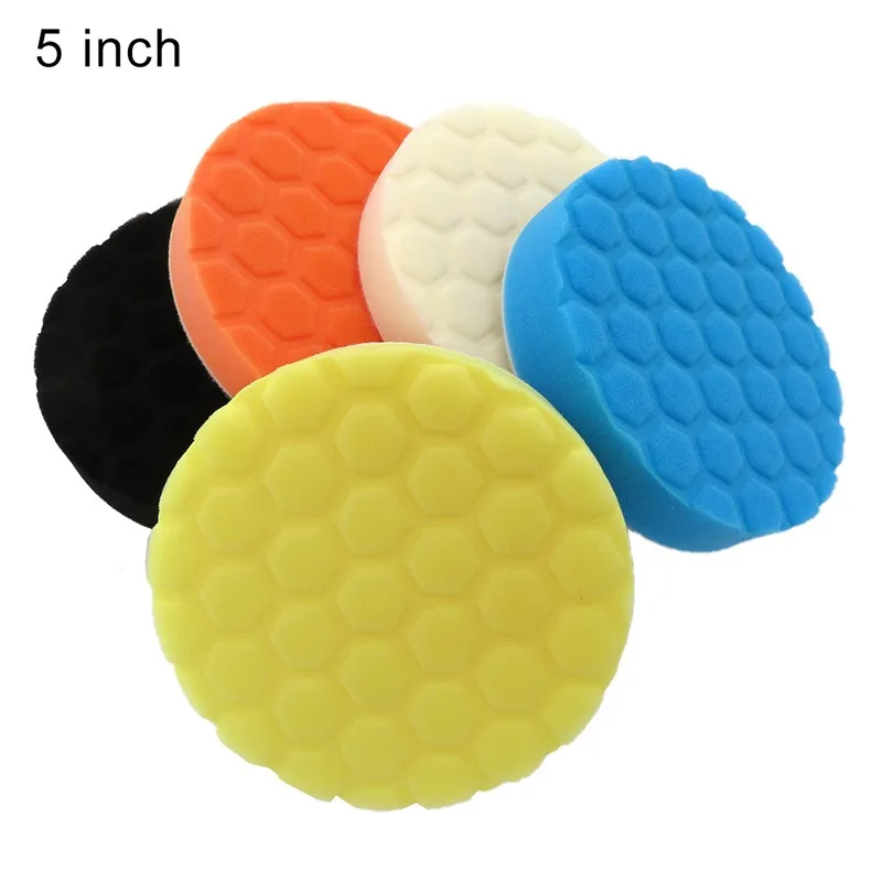 

5Pcs Buffing Pads Hand Tool Kit Polisher For Car Waxing Polishing Set For Car Polisher Compound Polishing Car Beauty Polishing