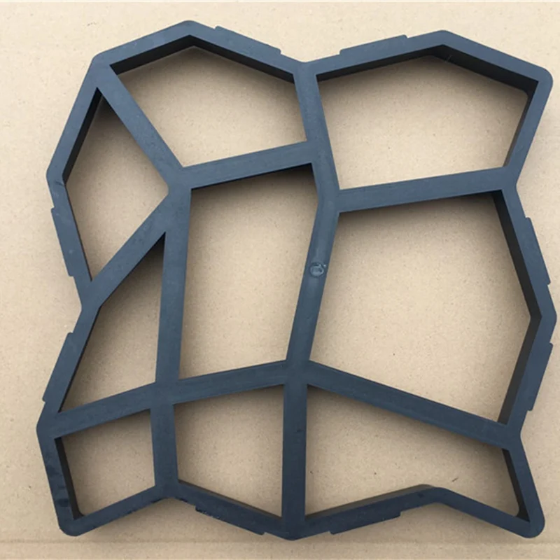 

Manufacturing DIY Paving Mold Garden Yard Soil Concrete Path Plastering Tool Reusable Concrete Cement Brick Design Road Mold