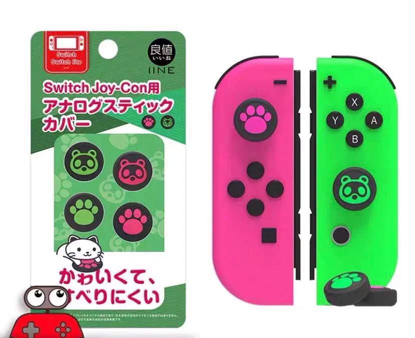 YX-02Y36 новые силиконовые перекрещивающиеся животные Joycon Gap для Nintend Switch Cap 4