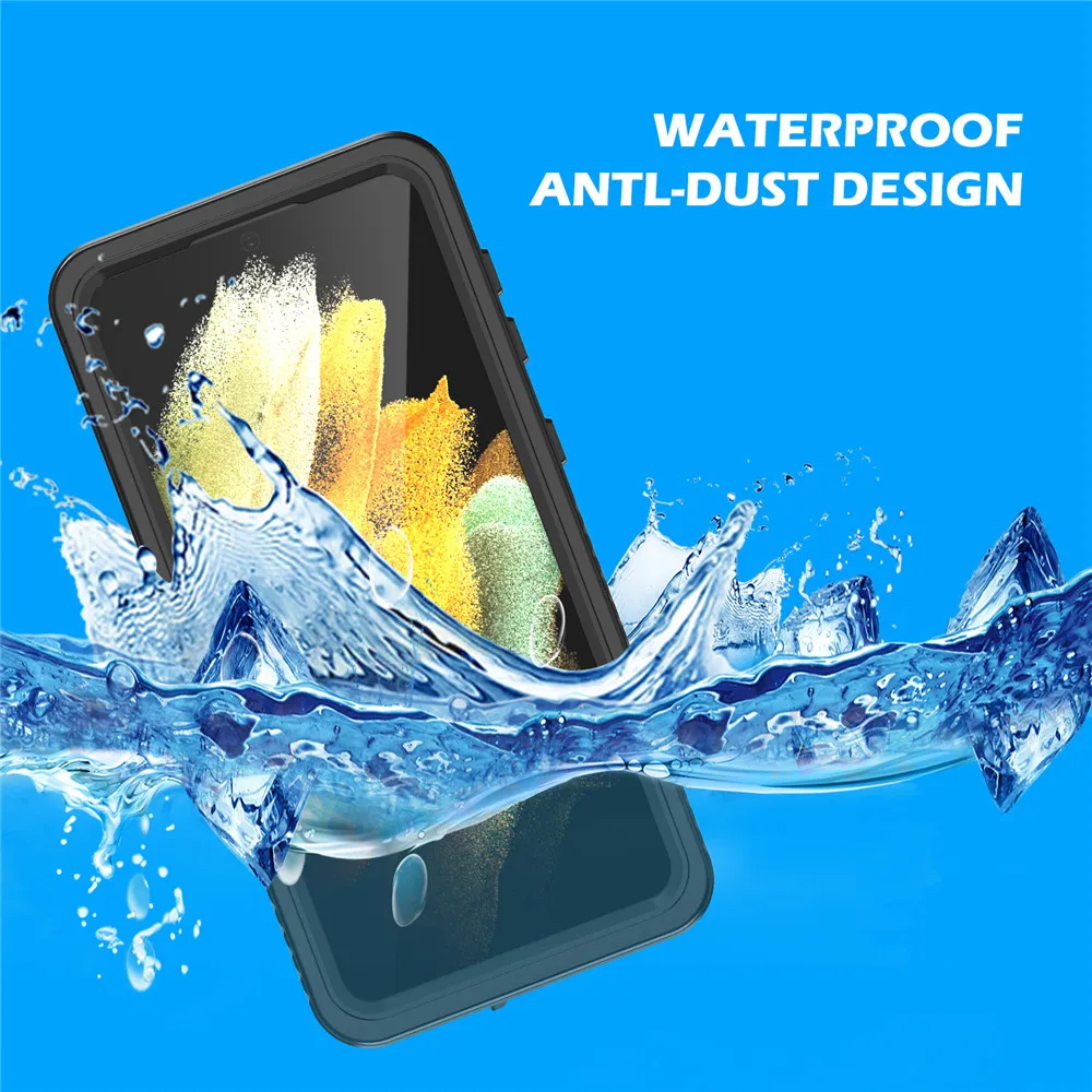 

Водонепроницаемый Чехол IP68 для телефона Samsung Galaxy S21, чехол с полной защитой 360 градусов, противоударный чехол для Samsung S21 Plus S21 Ultra