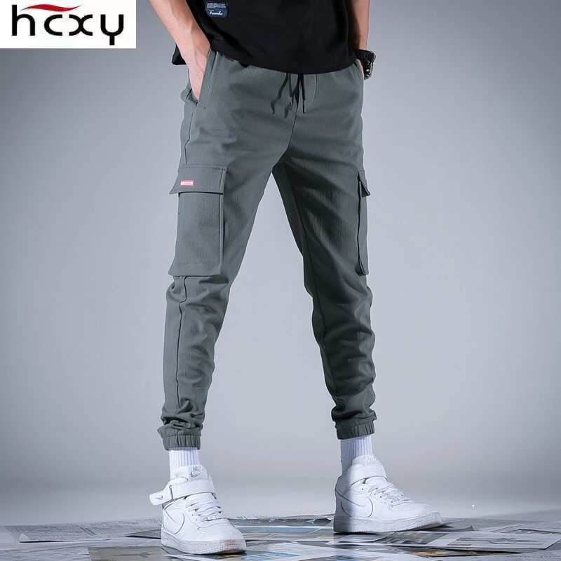 HCXY 2021 Брендовые мужские брюки повседневные деловые классические уличные хип-хоп