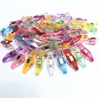 20pcs colorful plastic clip holder for diy patchwork fabric quilting craft sewing knitting clips home office supply garment clip