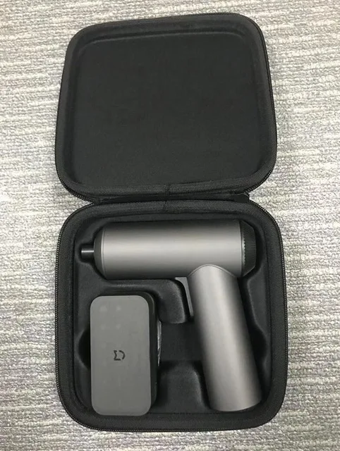 Without Box Xiaomi Mijia беспроводная аккумуляторная шуруповёрт 3,6 V 2000mAh литий-ионная 5N. m электрическая отвертка с 12 шт S2 Биты для отвертки - Цвет: Without Box