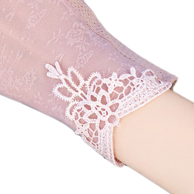 Новинка шелковая перчатка для женщин сексуальные летние кружевные короткие