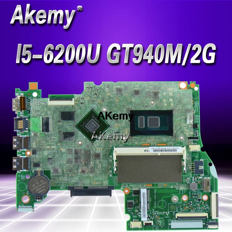 Для lenovo Yoga500-14isk flex3-1480 материнская плата для ноутбука гарантия качества ТЕСТ ОК I5-6200U gt940m 2G Графика