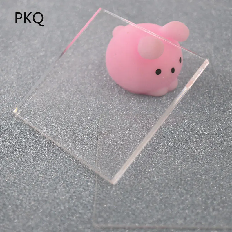 10 шт. толщина 1 мм/2 мм прозрачный акриловый лист персекс мини пластиковый доска из