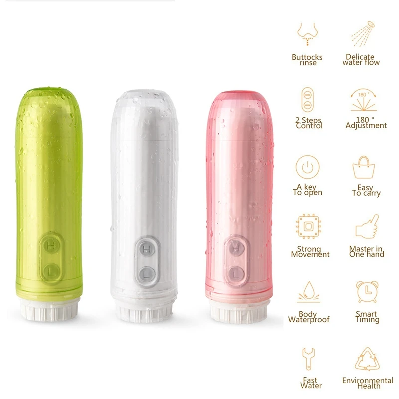 Портативный Электрический распылитель биде для путешествий IPX7 с автоматической