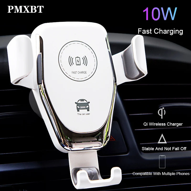 

Gravity Induction Car Qi Wireless Charger For iPhone 11 XS Max X XR 8 Fast Charging Air Vent Phone Holder For Samsung S9 S8 S10