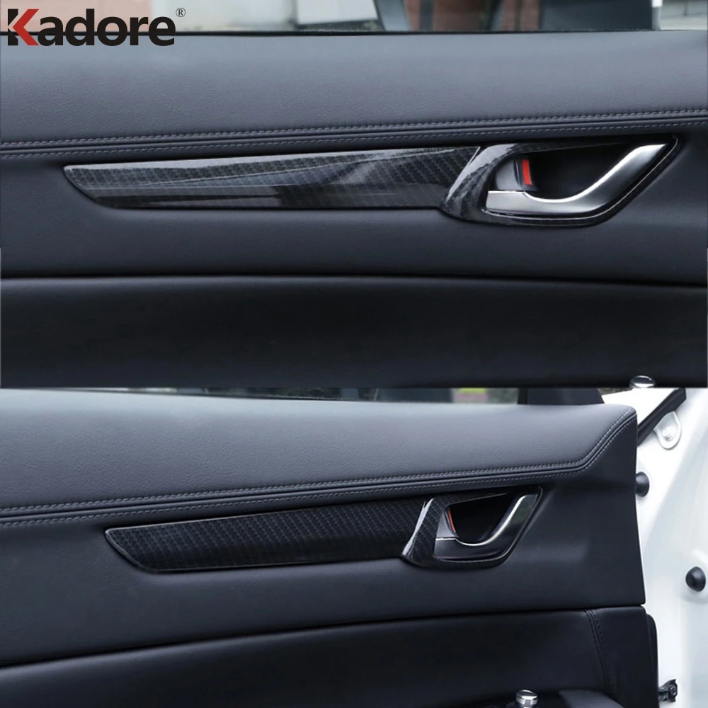 Защитная Наклейка для Mazda CX 5 CX5 2017 2018 2019 2020 из углеродного волокна аксессуары