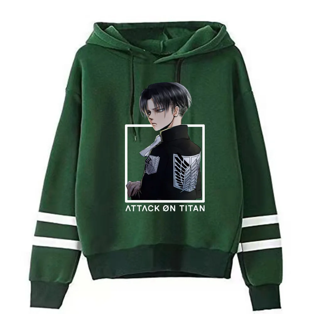 

2021 Attack on Titan Hot Anime Hoodie Fashion Long Sleeve Loose Casual