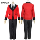 Парики аниме Kakegurui на Хэллоуин мужской компульсивный геймбер риота сузуи Косплей пальто рубашка галстук брюки полный комплект для мальчиков на заказ