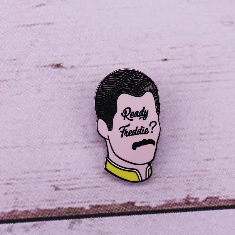 Забавный Freddie art pin Queen музыкальный декор для фанатов | Украшения и аксессуары