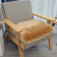 1pcs plush sofa cover thick solid color office chair cushion 1234 seat bedside blanket soft computer armchair seat cushion