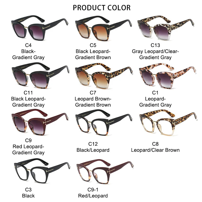 Женские солнцезащитные очки кошачий глаз ROYAL Классические брендовые