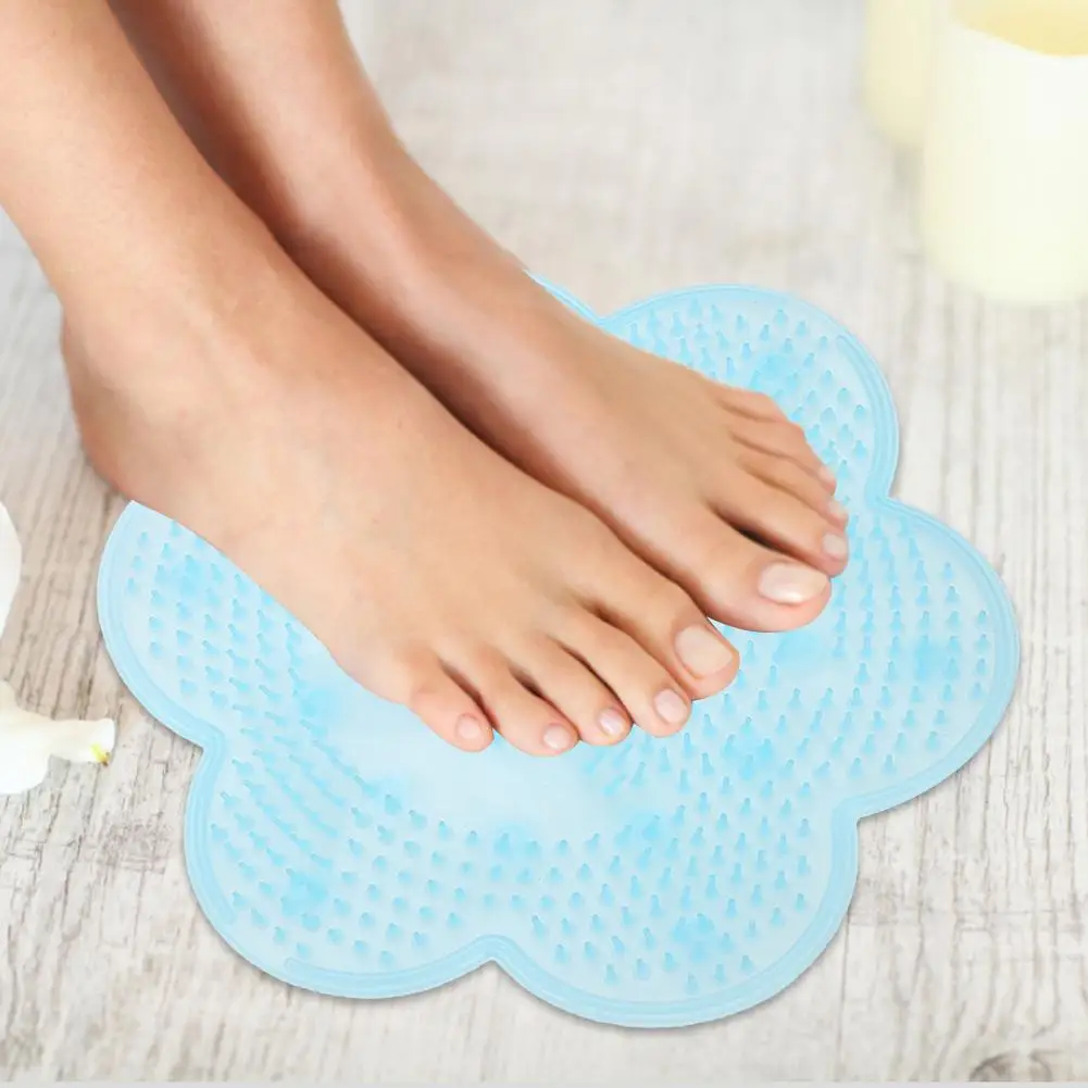 Ленивый Ванна Душ Задняя щетка массажер подушки силиконовые присоски ковер