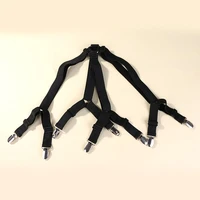 1 set crisscross adjustable bed fitted sheet straps suspenders gripper holder fastener clips clippers kit in stock