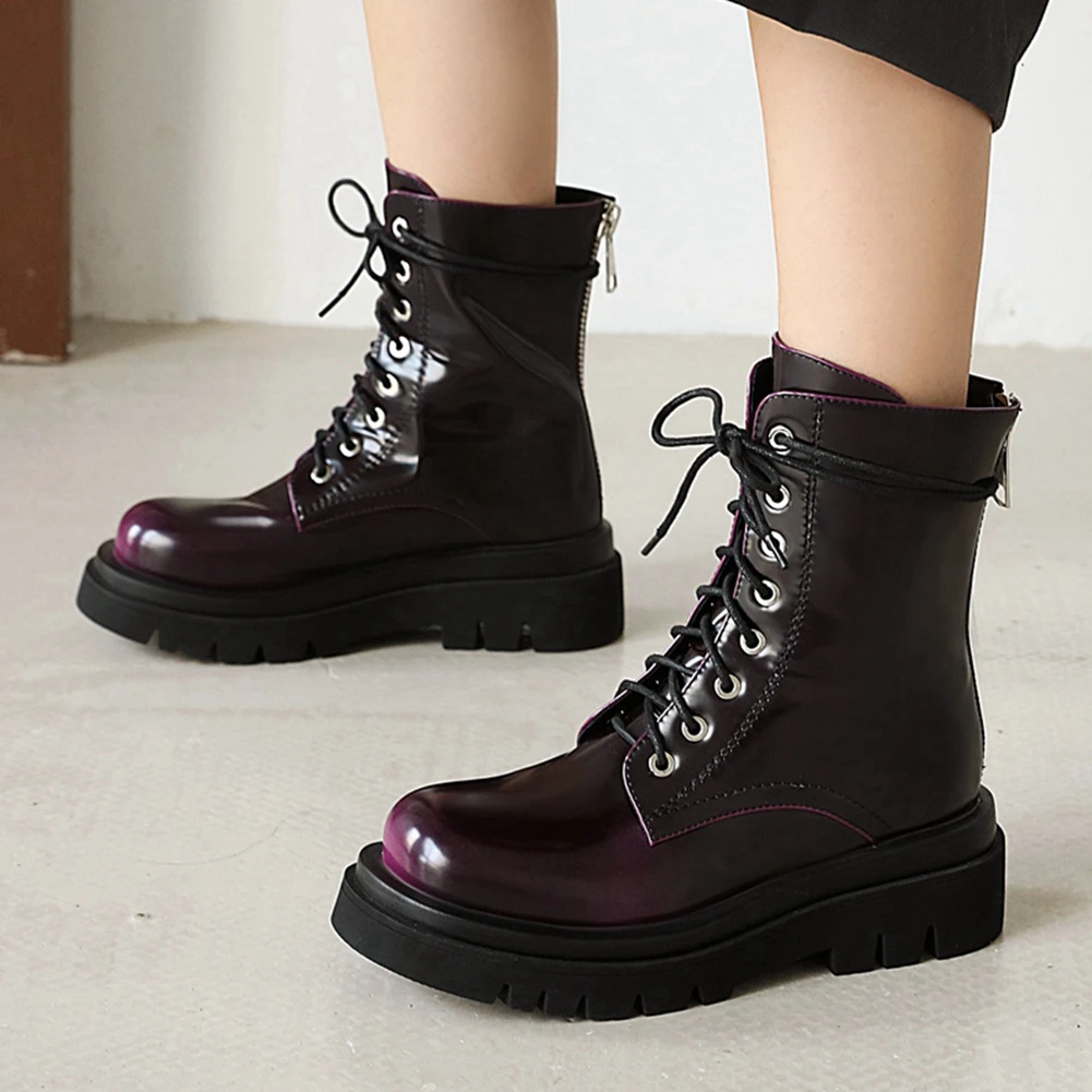 

SARAIRIS 2020 Big Size 43 Top Quality Fashion Winter Shoes Women Platform Stylish Cool Street Motorcycles Boots Female Footwear