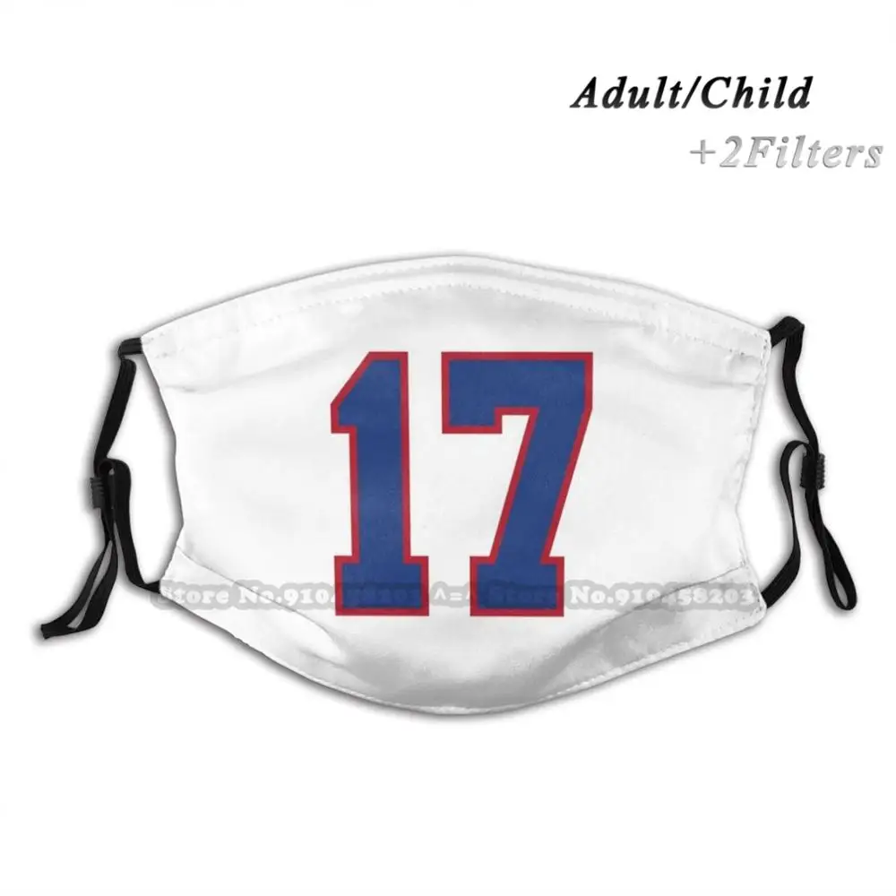 

Seventeen Jersey Sports Number From New York 17 Design Anti Dust Filter Washable Face Mask Kids Seventeen Sports Number New