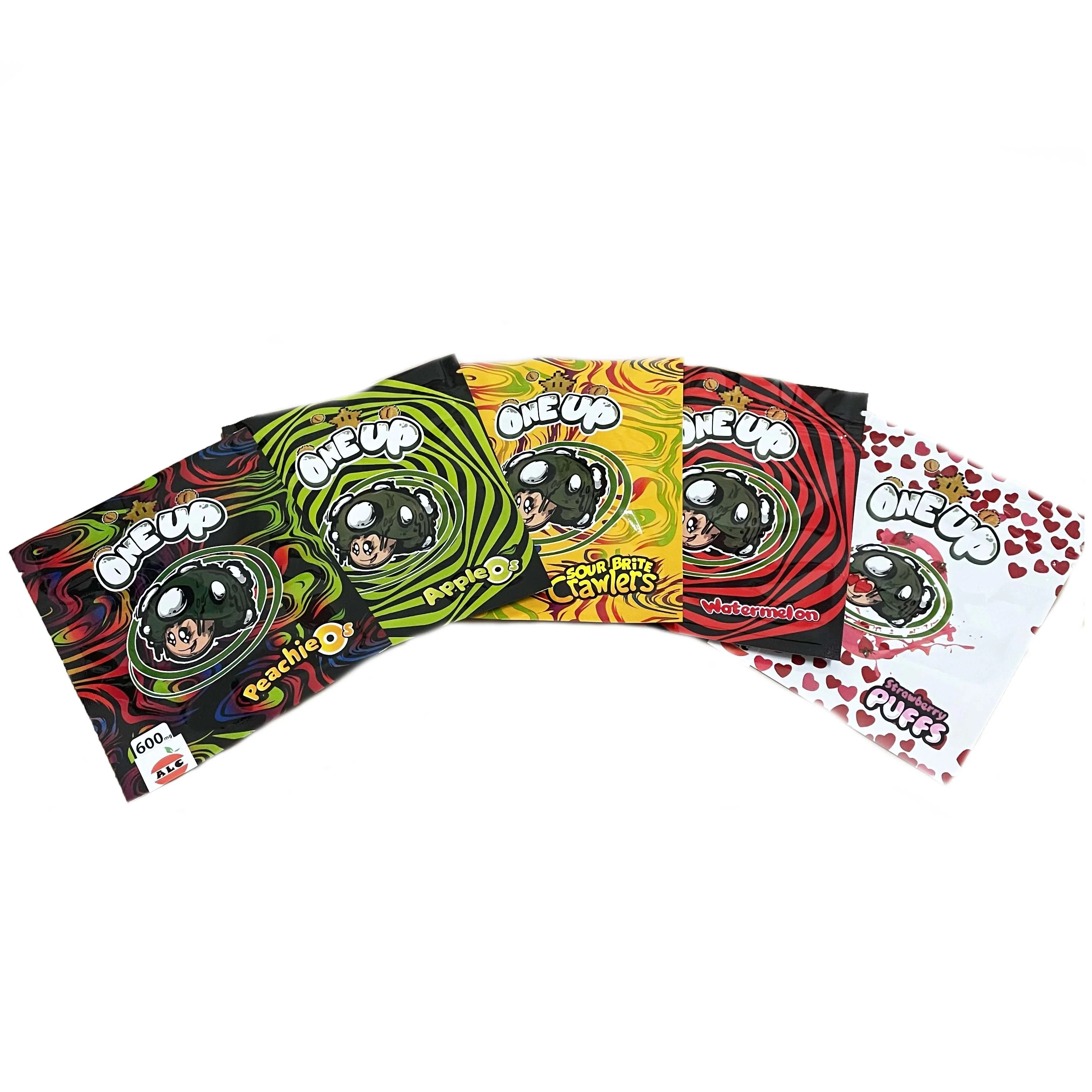 

One Up 600 Mg Empty Plastic Bags Edibles Mylar Bags(Only Bag No Food)