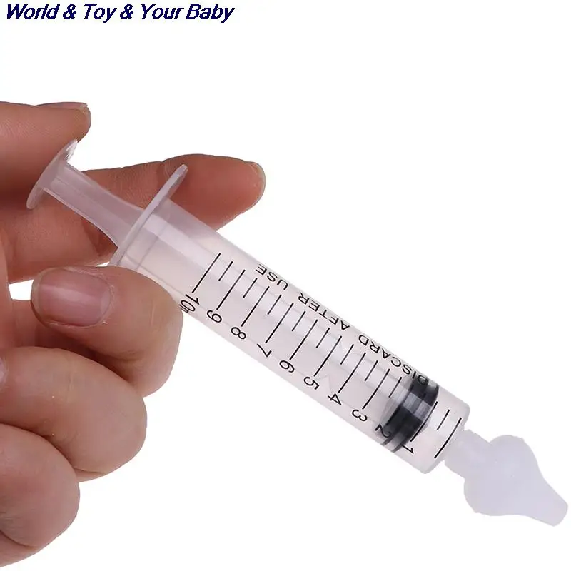 2pc 10ml Professional Syringe Nasal Irrigator With Syringes For Baby Infant Safe Cleaner Newborns Infants Nose | Мать и ребенок