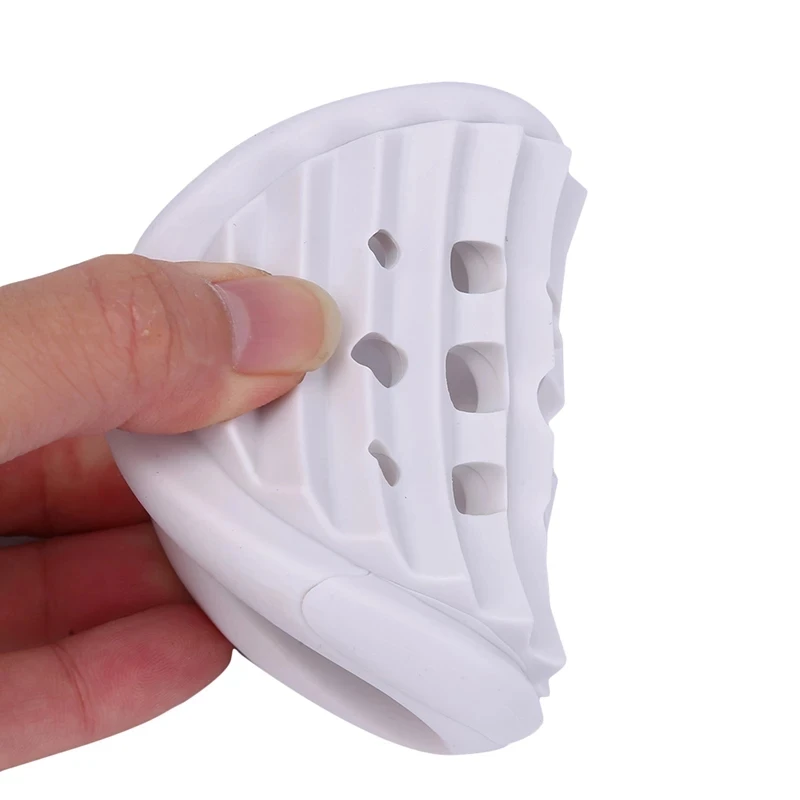 

Non-slip Bath Accessories Draining Tool Hollow Soap Dish Draining Soap Holder Kitchen Gadgets Shower Soap Box 1PC Silicone