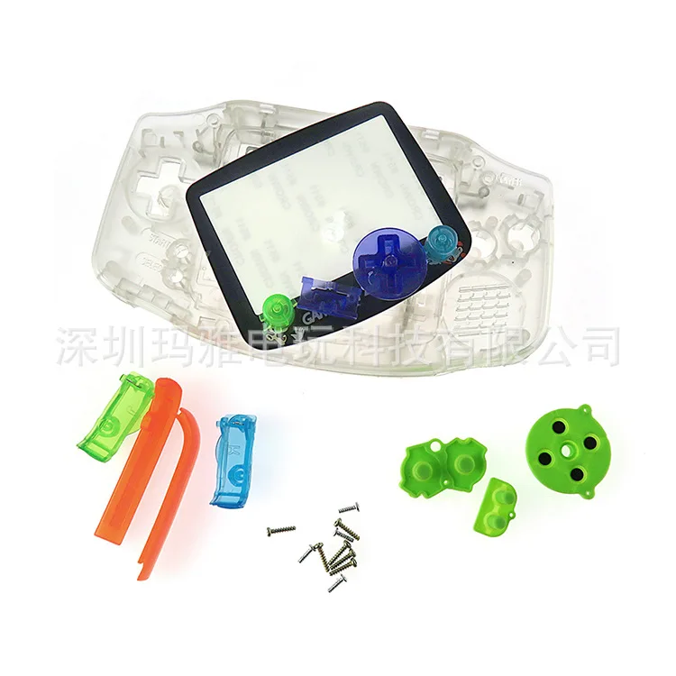 2019 для Gameboy Advance светится в темноте пластиковый корпус чехол с экраном GBA