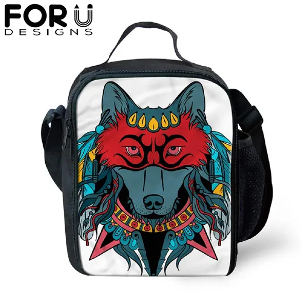 FORUDESIGNS/комплект из 3 предметов; школьные сумки с изображением волка для детей; школьные рюкзаки для девочек; рюкзак на плечо для мальчиков; детская сумка для книг; рюкзак - Цвет: CDFB0092G