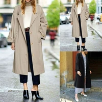 casual womens long sleeve button tops ladies coat windbreaker plus size jacket