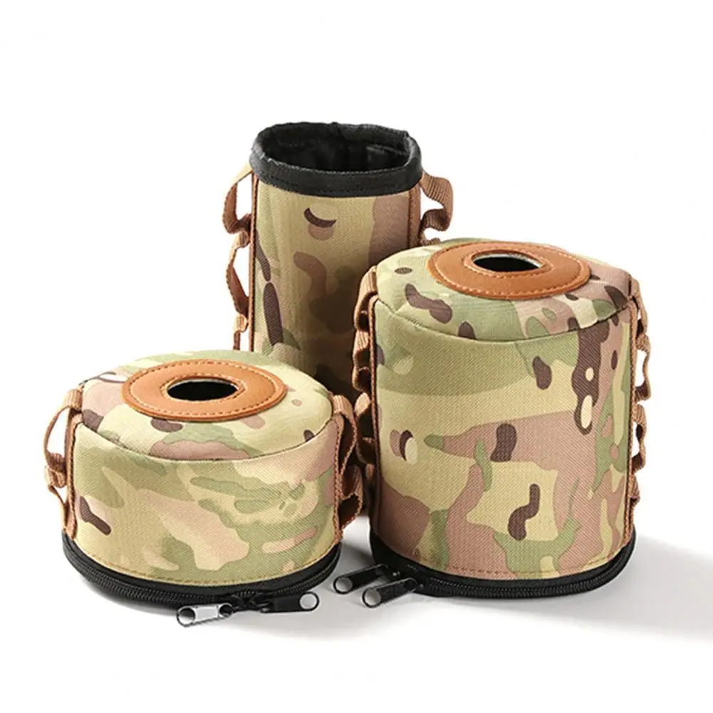 

Camouflage Tank Cover Convenient Universal Oxford Cloth Camouflage Color Picnic Gas Tank Cover Hiking Goods
