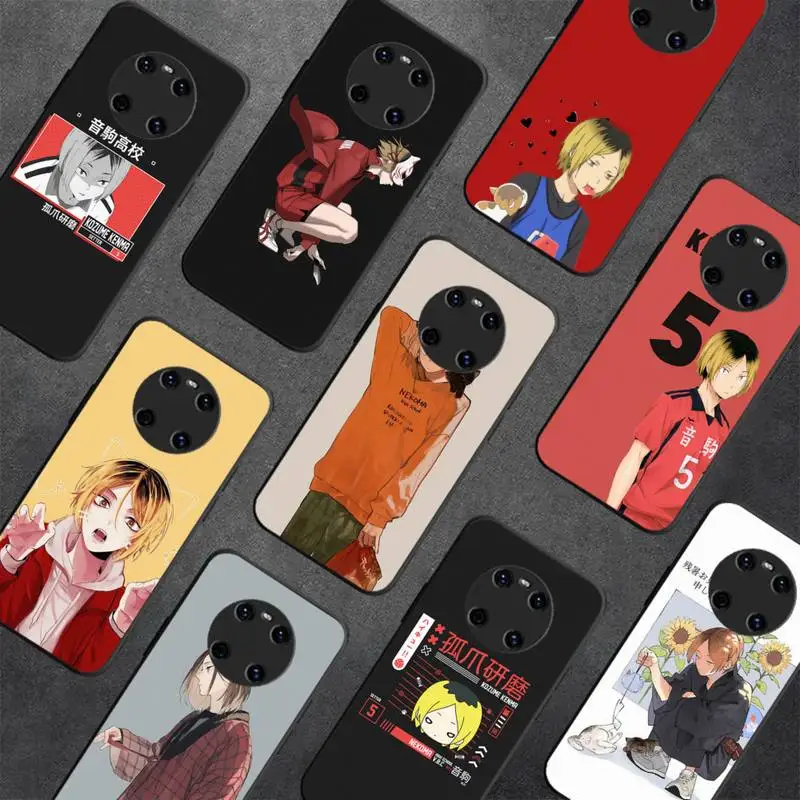 

Kozume Kenma Haikyuu Anime Phone Case For Huawei Y 5 Y62019 Y52018 Y92019 Luxury funda case for 9prime2019