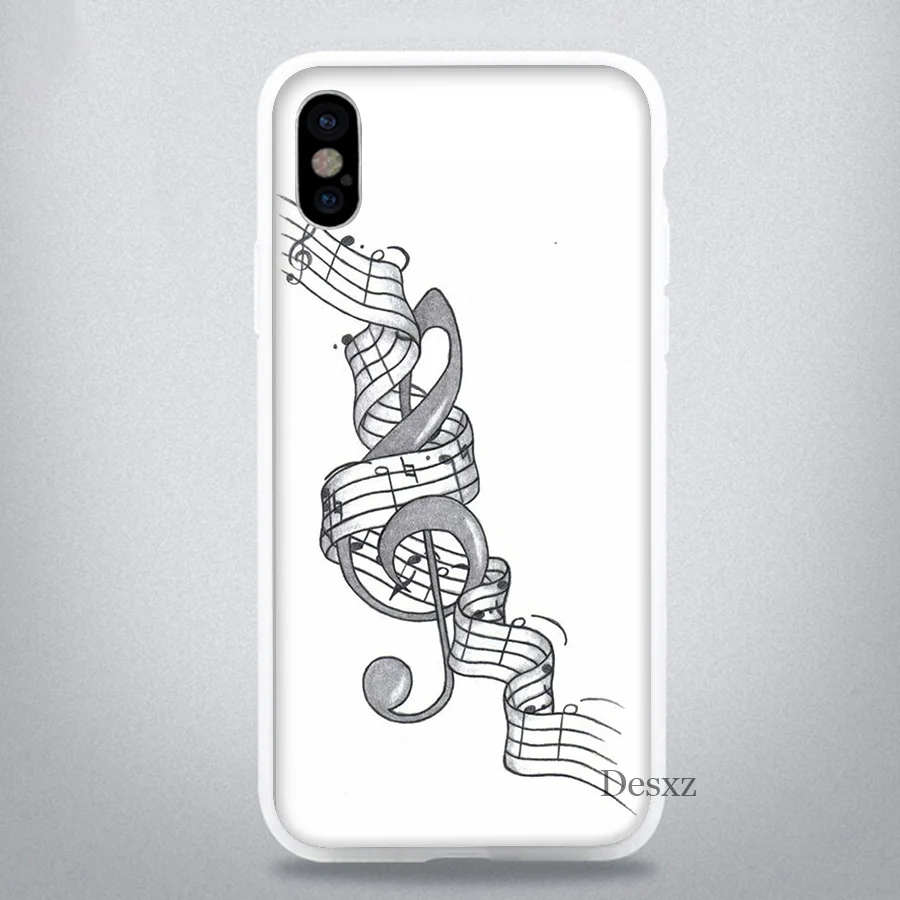 Чехол для телефона Обложка с музыкальными нотами iPhone 6 6s 7 8 11 Pro X XS XR Max 5 5s Se TPU |