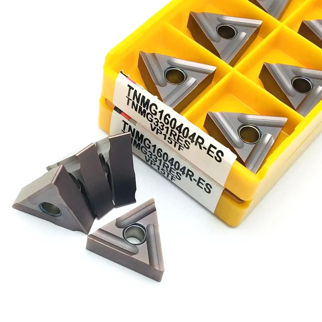 TNMG160408 TNMG160404 TNMG160404R TNMG160404L VP15TF UE6020, herramienta de torneado de hoja de carburo de alta calidad TNMG, piezas de torno de metal