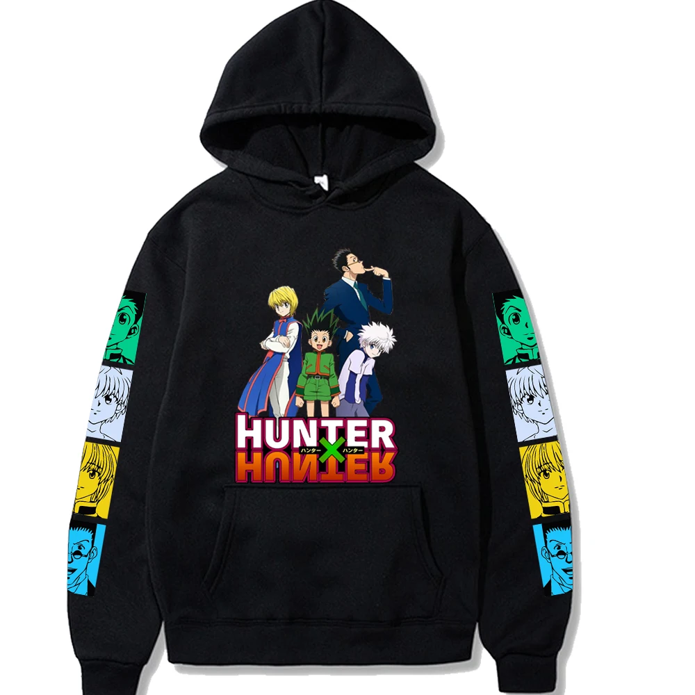 

Женский и мужской пуловер с капюшоном Hunter xHhunter, Harajuku Sudadera