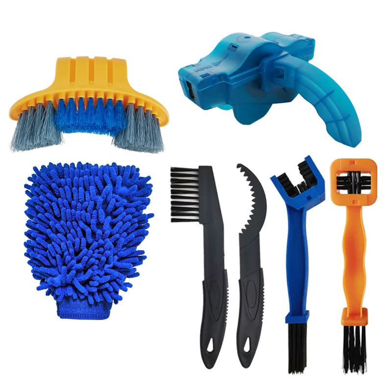 Набор для чистки велосипедной цепи щетка мойки и мытья дорожных велосипедов |