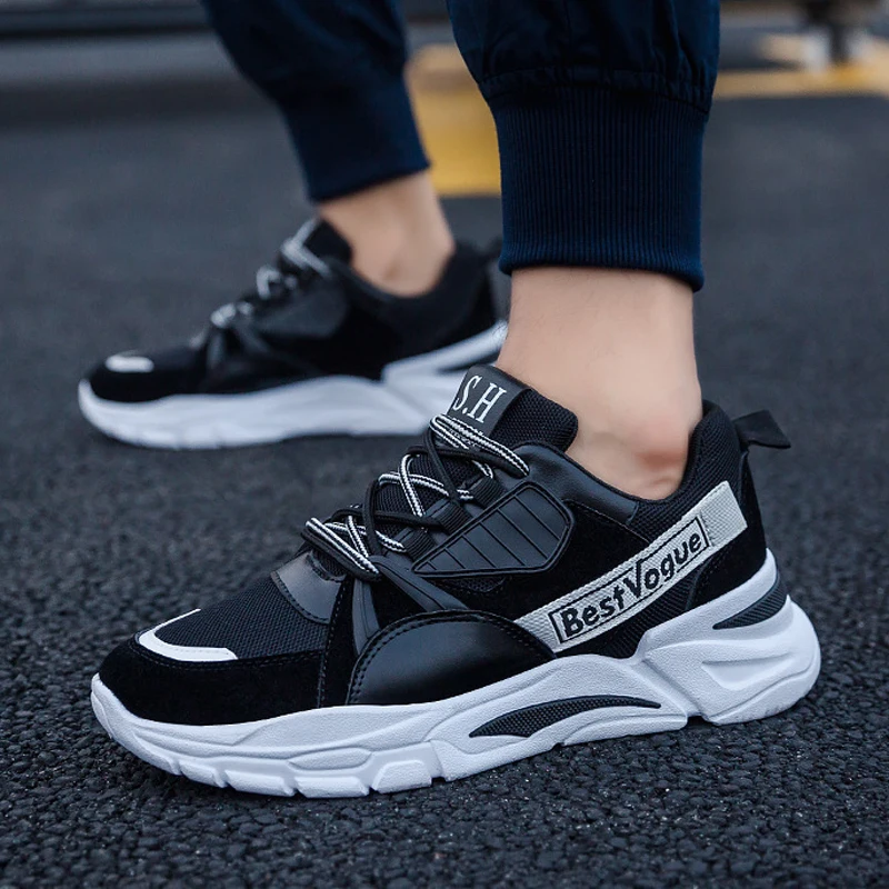 2022 Men Running Shoes Breathable Outdoor Sports Shoes Lightweight Sneakers for Men Comfortable Athletic Training Footwear