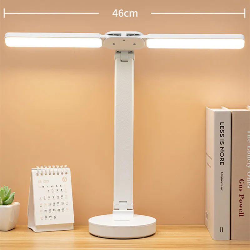 Double Lamp High Brightness LED Table Touch Dimming Foldable Desk Work and Study Eye Protection Studing Lights | Освещение