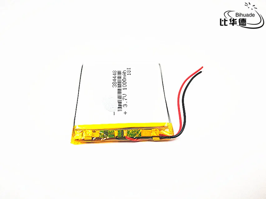 

Good Qulity 3.7V,1000mAH,384448 Polymer lithium ion / Li-ion battery for TOY,POWER BANK,GPS,mp3,mp4