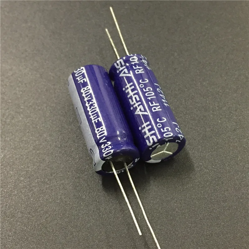 7 шт. алюминиевый электролитический конденсатор с низким сопротивлением 330 мкФ 80