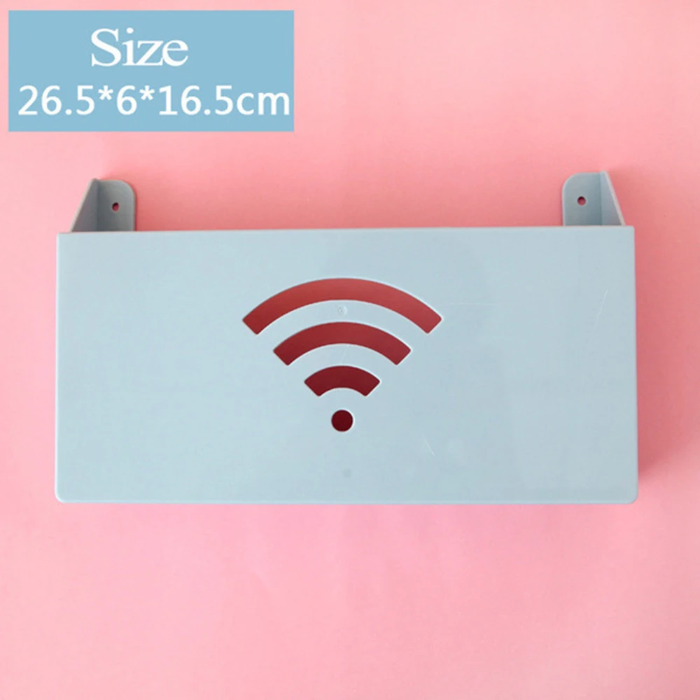 Обновленная настенная коробка для хранения роутера, 4 цвета, wifi, полка, коробка, прочно висящая, самоклеящаяся коробка для хранения, супер сигнал