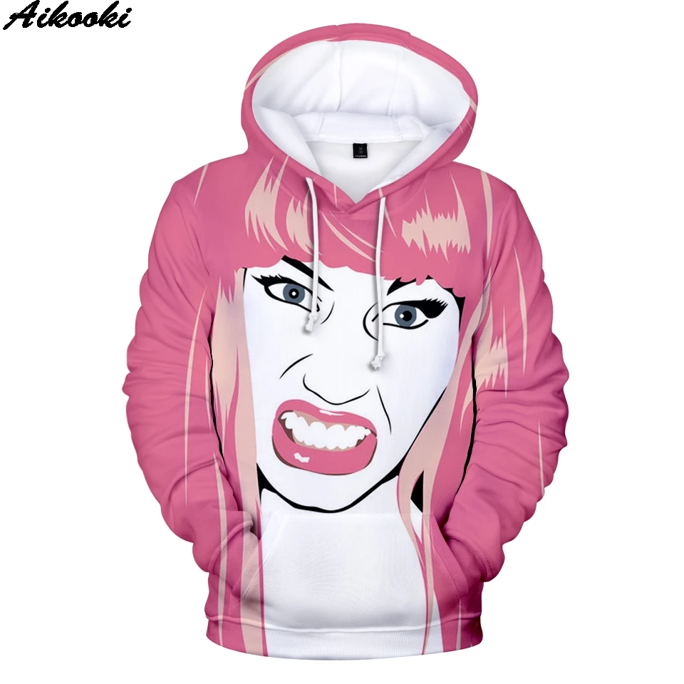 Новинка 2020 Модный свитшот Nicki Minaj для мужчин и женщин Любимые 3D толстовки