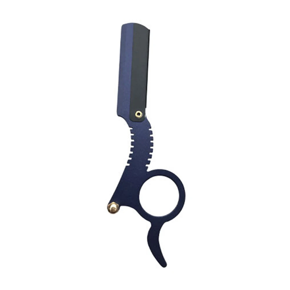 

Barber Stainless Steel Trimmer Portable Shaver Holder Comfortable Razor Handle Durable Professional Change Blade Type No Blade