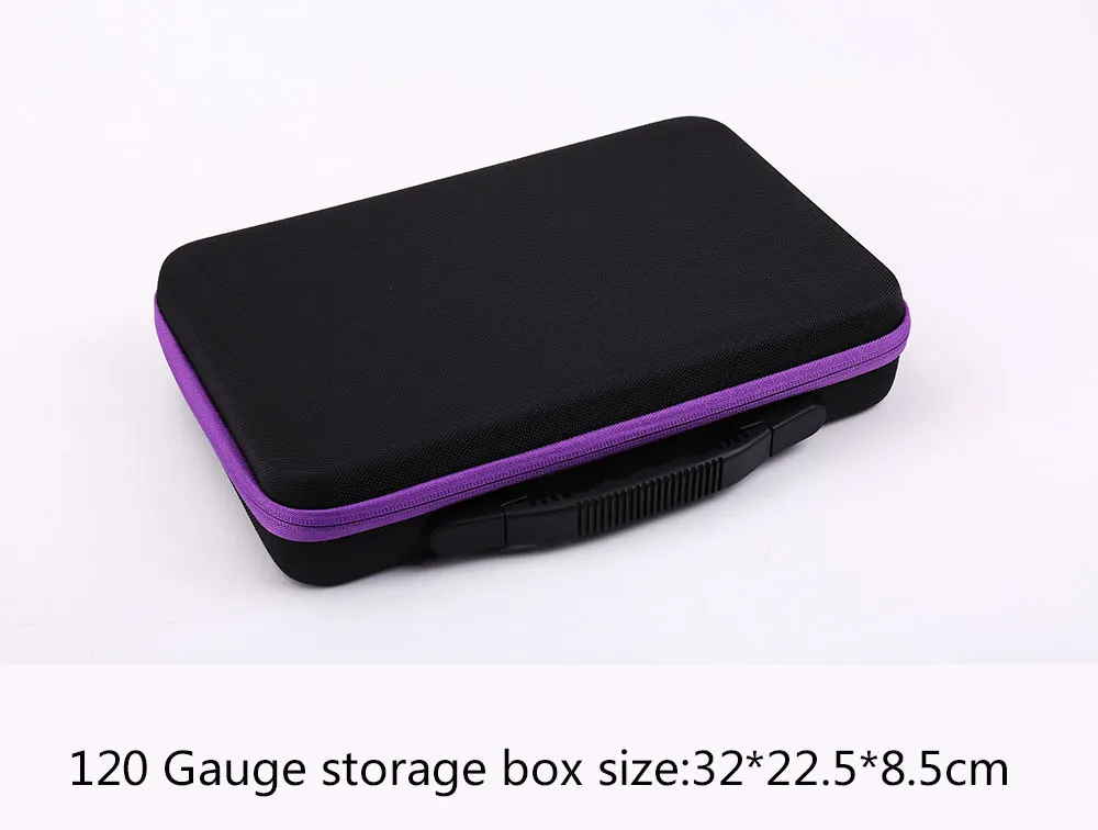 5D Diamond Painting Storage Box 30/60/120-Slot Handmade Accessories Tools Mosaic Jewelry Beads Container Jar Zippered Case
