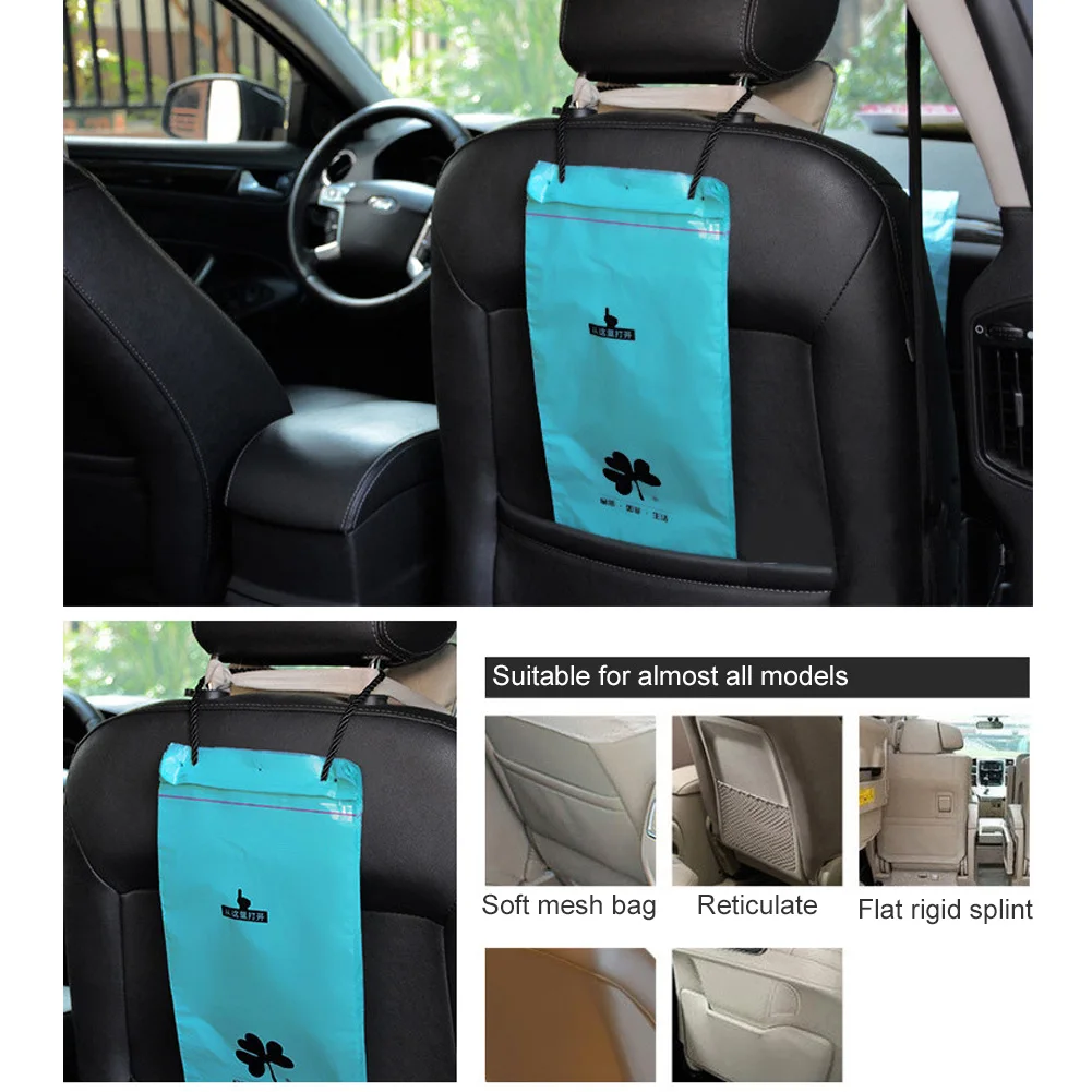 50 шт. автомобильный герметизируемый мешок для мусора на заднем сидении подвесной