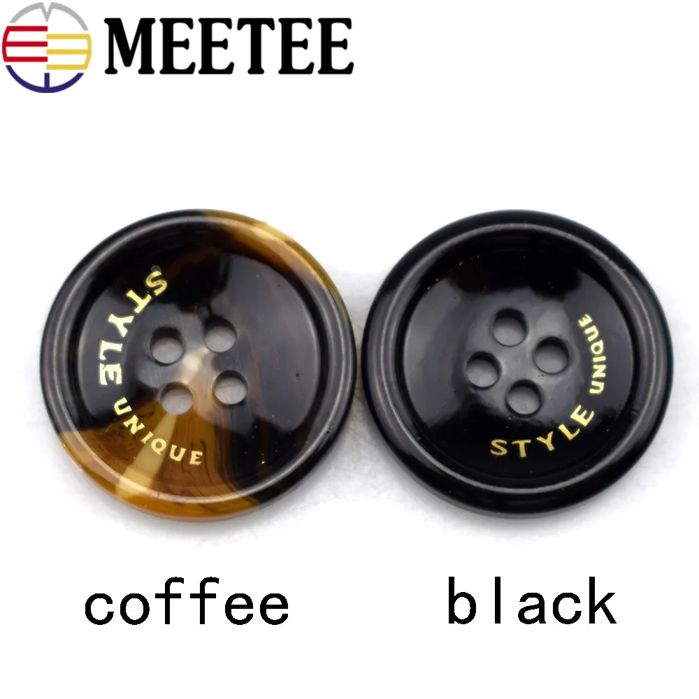 Круглые пластиковые пуговицы Meetee с 4 отверстиями 50 шт.|button eye|eye buttonsbutton 50pcs |