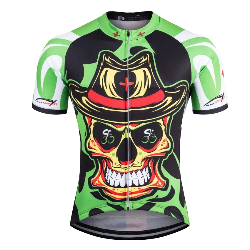 

punisher Cycling Jersey Men Short Sleeve Summer Breathable Pro Team MTB Top Bike Jersey rock Bicycle Clothing Maillot Ciclismo